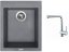 Set Sinks CUBE 410 Titanium + baterie Sinks MIX 3 chrom