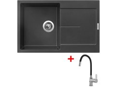 Sinks ULTIMA 790 Metalblack + Flexia