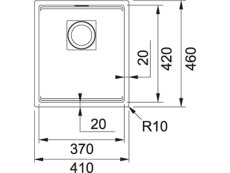 Granitový dřez Franke KNG 110-37 Kašmír