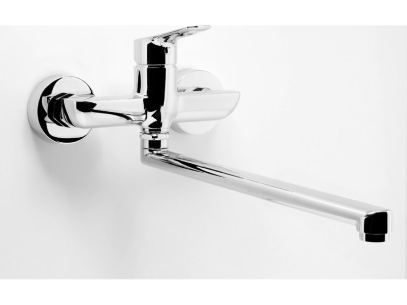 Drezová umývadlová batéria 150 mm Metalia 54 ECO, chróm