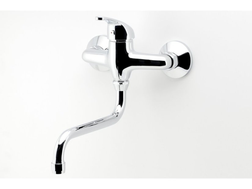 Nástenná batéria 150 mm Titania Iris chróm