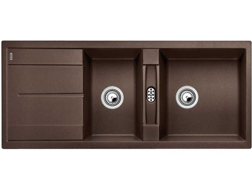 Granitový dřez Blanco Metra 8 S Silgranit kávová