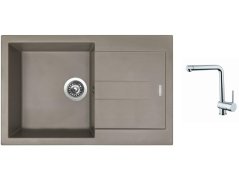 Set Sinks AMANDA 780 Truffle + batéria Sinks MIX 3 chróm