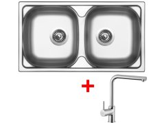 Dřezová baterie Sinks ELKA chrom nákres Dřezová baterie Sinks ELKA chrom nákres