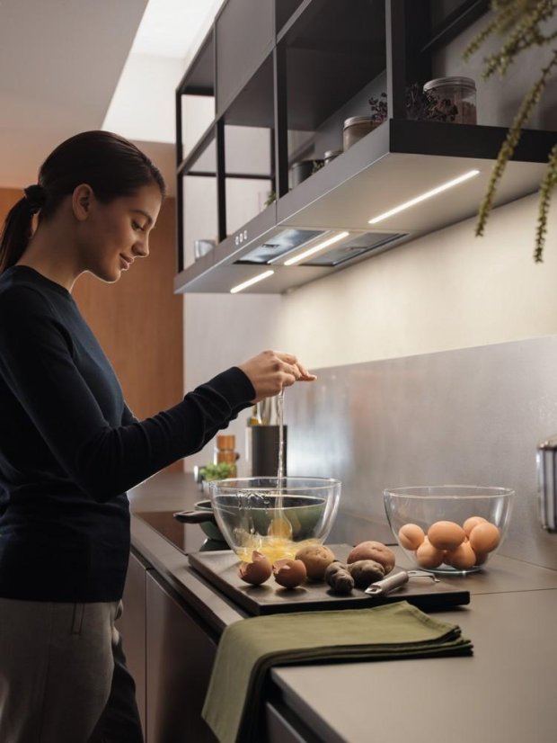 Komínová digestoř Faber MODULAR BK MATT F60