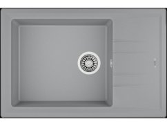 Granitový drez Teka STONE 60 S-TG 1B 1D Hliníkovo šedá