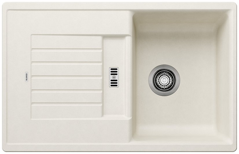 Granitový drez Blanco ZIA 45 S biela soft