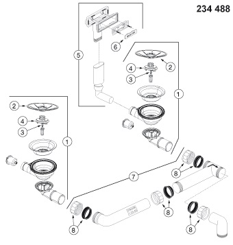 Blanco Subline 350/350 U InFino sivá vulkán