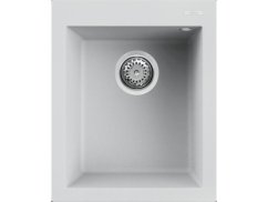 Granitový drez Elleci Quadra 100 Bianco G68