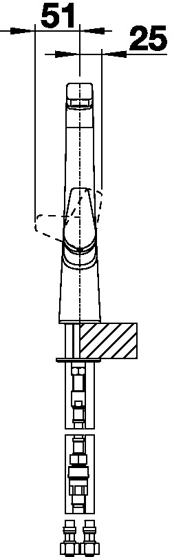 Dřezová baterie Blanco AVONA-S Šedá vulkán