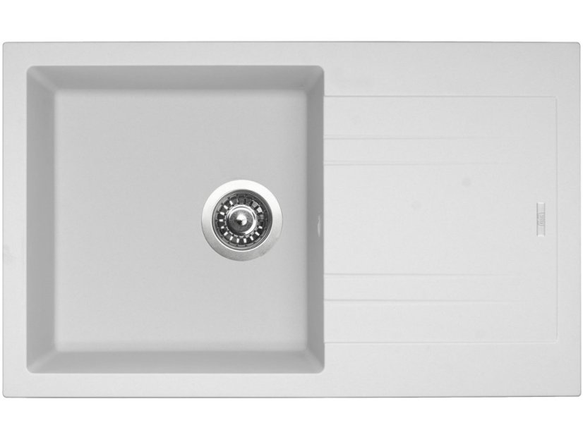 Sinks LINEA 780 Milk + Vitalia čierná matná