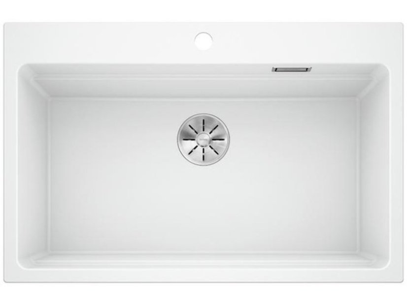 Granitový drez Blanco ETAGON 8 Biela, bez excentru