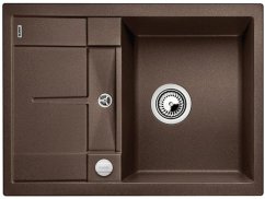 Granitový dřez Blanco Metra 45 S Compact kávová s excentrem Granitový dřez Blanco Metra 45 S Compact kávová s excentrem