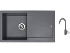Set Sinks AMANDA 860 Titanium + batéria Sinks MIX 35 Titanium Set Sinks AMANDA 860 Titanium + batéria Sinks MIX 35 Titanium