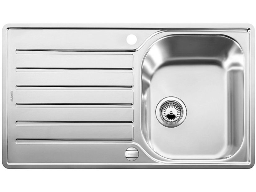 Nerezový drez Blanco LANTOS 45 S-IF Salto nerez kartáčovaný s excentrom