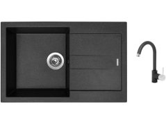 Set Sinks AMANDA 780 Granblack + batéria Sinks MIX 35 Granblack Set Sinks AMANDA 780 Granblack + batéria Sinks MIX 35 Granblack