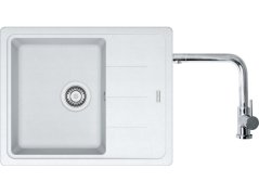 Set Franke BFG 611-62 Bílá-led + Franke FN 0143 Chrom