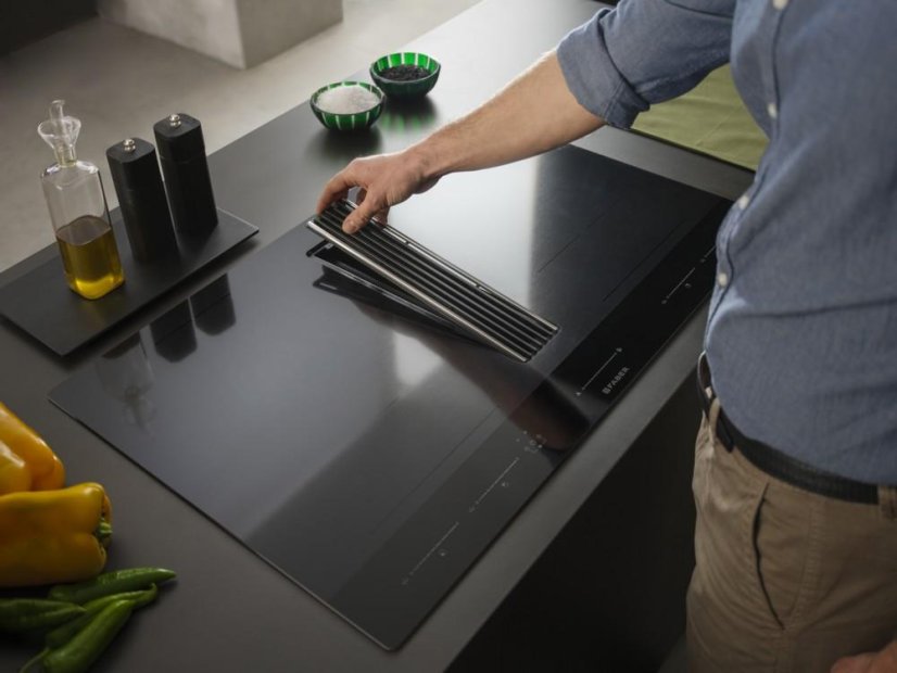 Varná deska s digestoří GALILEO STRIPES F830