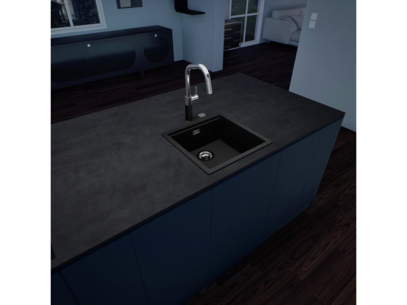 Granitový dřez Schock Kiruna N-100-A Night