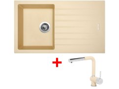 Set Sinks Perfecto 860 Sahara + Mix 3 P GR