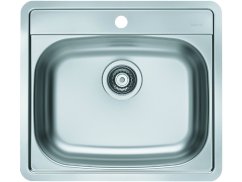 Nerezový jednodřez Alveus MORE 10 satin