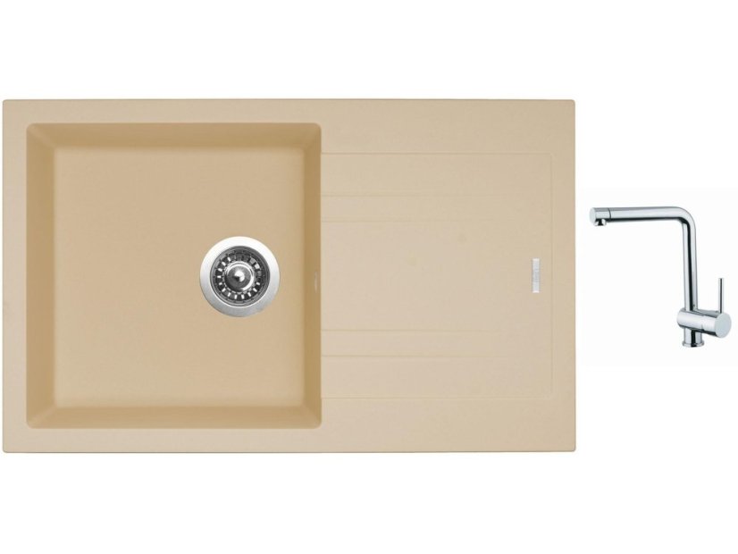 Set Sinks LINEA 780 N Sahara + baterie Sinks MIX 3 chrom