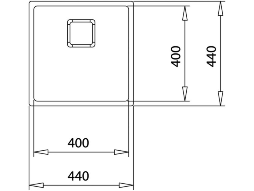 Nerezový drez Teka FLEXLINEA RS15 40.40 X