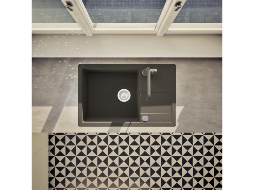 Granitový dřez Schock Manhattan D-100LS-A Onyx