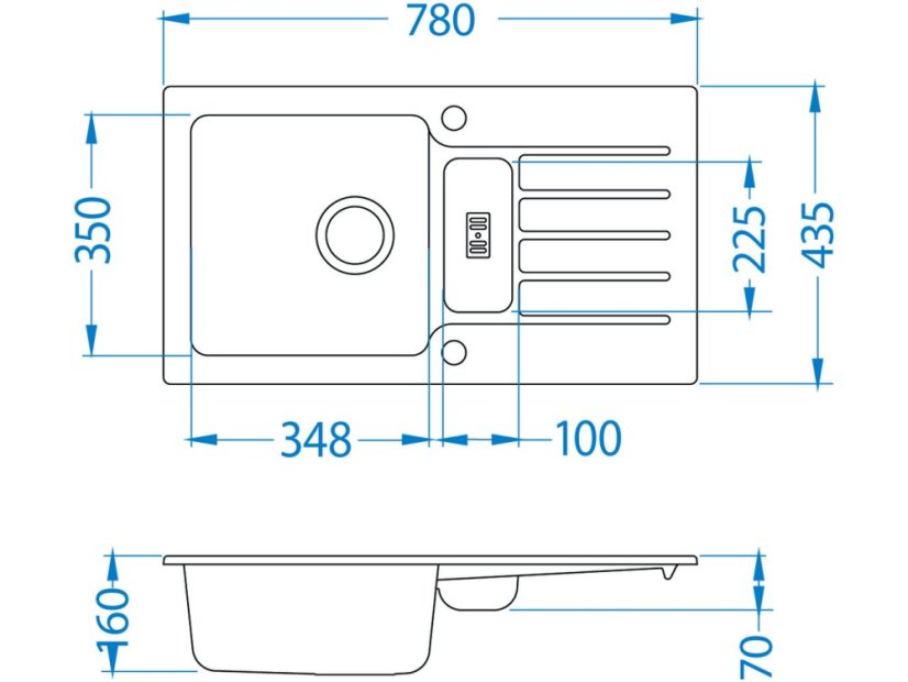 SET ALVEUS NIAGARA 70- 91+ BATÉRIA ANGEL CHR