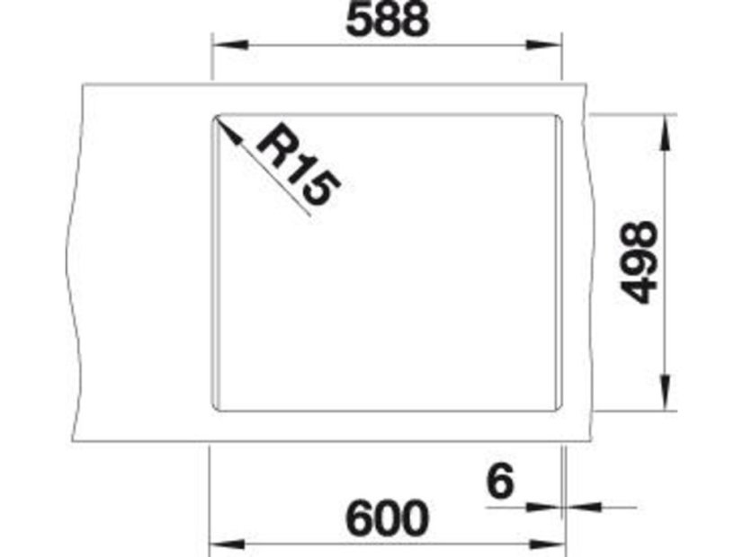 Granitový drez Blanco ETAGON 6 Tartufo, bez excentru