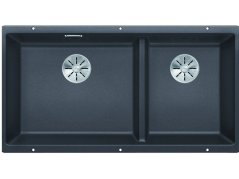 Granitový drez Blanco SUBLINE 480/320 U InFino sivá skala drez vľavo bez tiahla