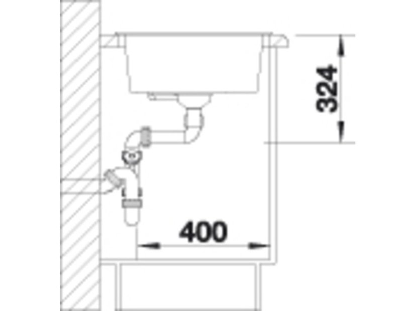 Granitový drez Blanco METRA 9 Kávová