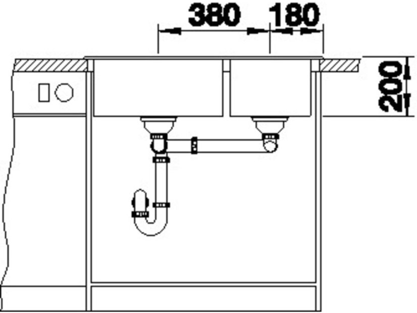 Granitový dřez Blanco Naya 8 kávová