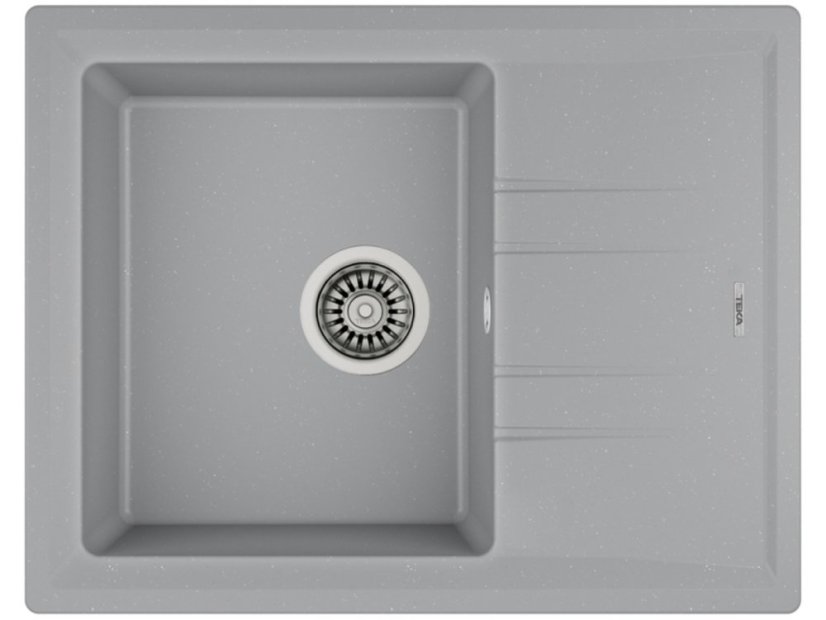 Granitový drez Teka STONE 45 S-TG 1B 1D Hliníkovo šedá