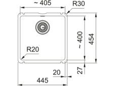 Keramický dřez Franke KXK 110-41 Glacier