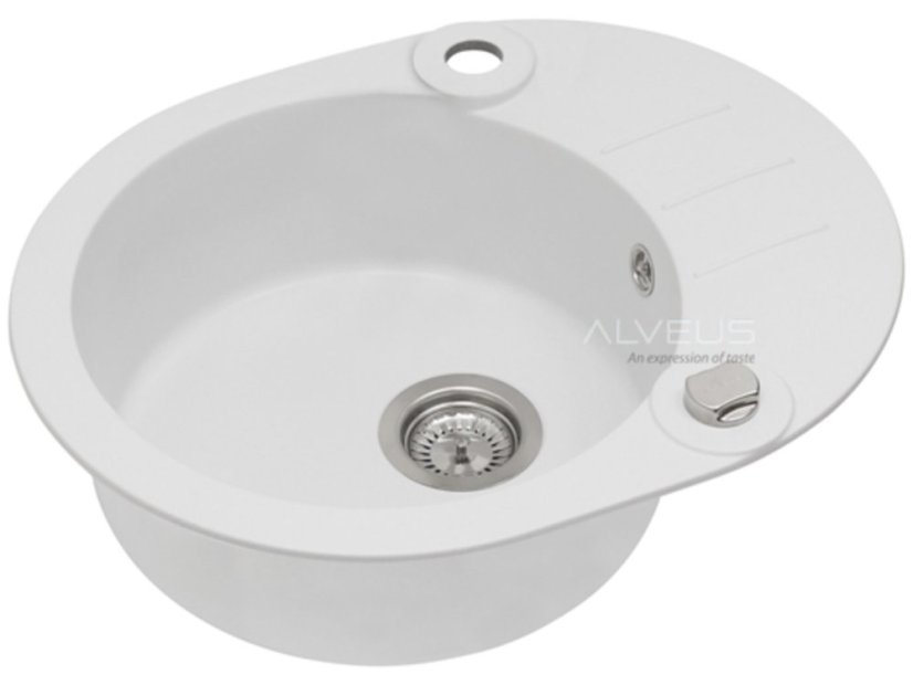 Granitový drez Alveus Roll 40 Biela