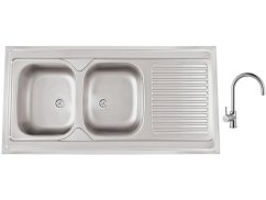 Set Sinks CLP-A 1200 DUO M matný + baterie Sinks VITALIA chrom