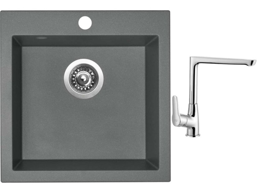 Set Sinks VIVA 455 Titanium + batéria Sinks batéria CASPIRA chróm