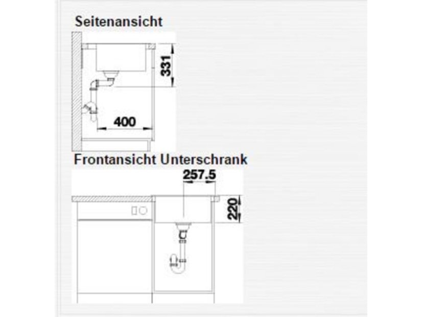 Granitový drez Blanco Pleon 5 Káva