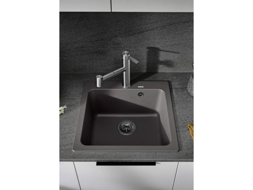 Granitový drez Blanco NAYA 45 čierna