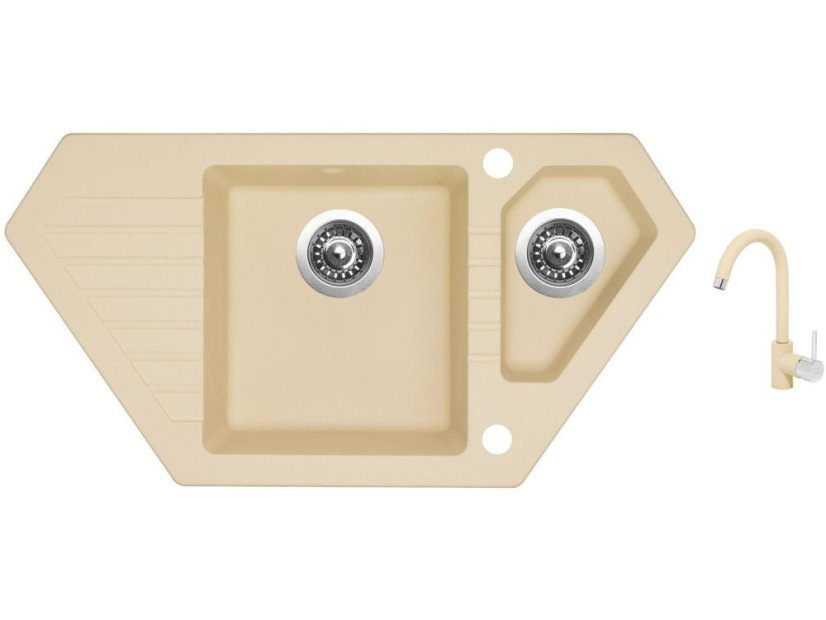 Set Sinks BRAVO 850.1 Sahara + baterie Sinks MIX 35 Sahara