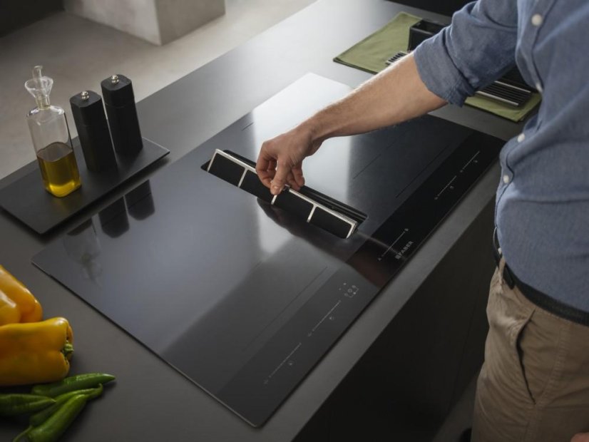 Varná deska s digestoří GALILEO STRIPES F830