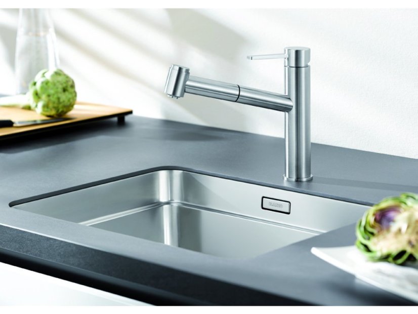 Drezová batéria Blanco AMBIS-S HD Nerez masív kartáčovaný