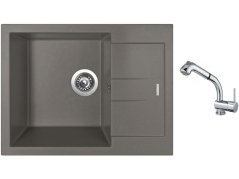 Set Sinks AMANDA 650 Truffle + baterie Sinks MIX 3 S Chrom