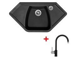 Set Sinks Naiky 980 Pureblack + Vitalia GR Set Sinks Naiky 980 Pureblack + Vitalia GR