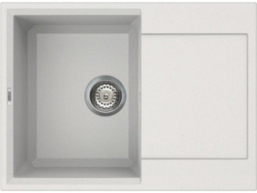 Granitový drez Elleci Easy 135 Bianco G68