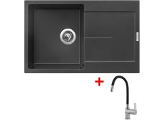 Sinks ULTIMA 790 Metalblack + Flexia