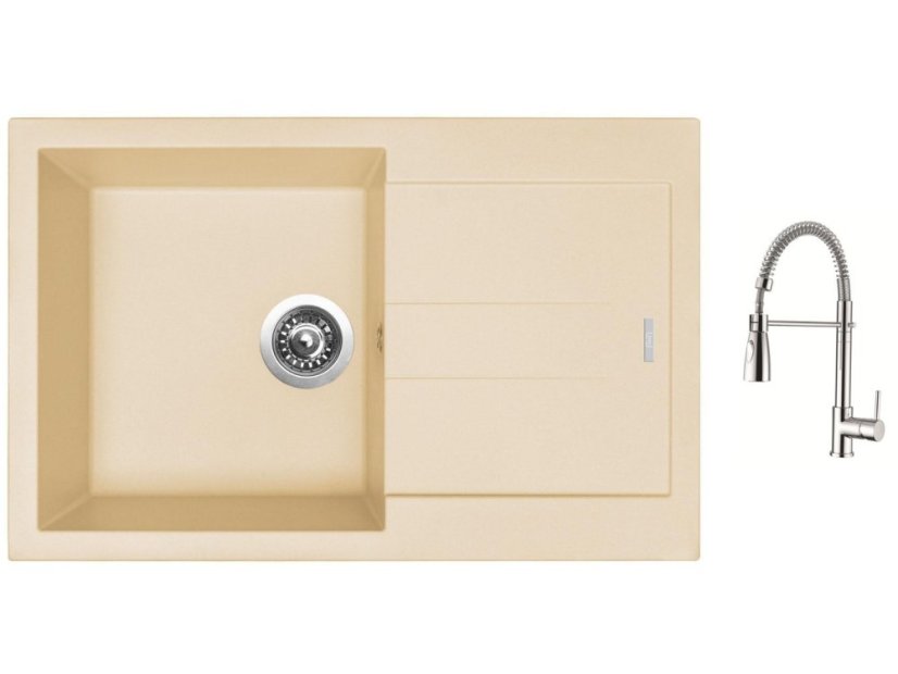 Set Sinks AMANDA 780 Sahara + batéria Sinks MIX 35 PROF S chróm