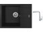 Set Sinks AMANDA 650 Granblack + baterie Sinks MIX 3 chrom