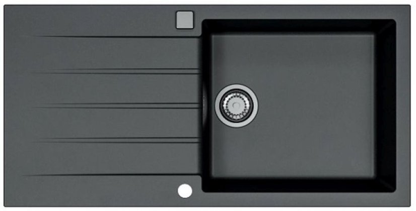 Granitový drez Alveus Cadit 50 čierny 91